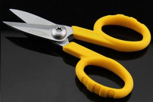 Lightweight Fiber Optic Miller Kevlar Shears With Ergonomic Molded Handles