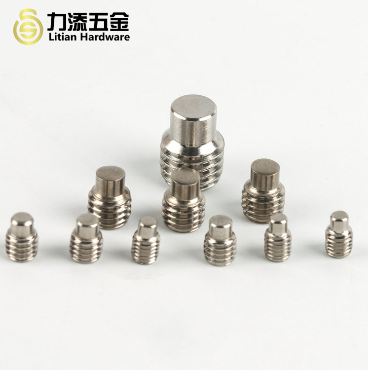 DIN915 Stainless Steel Fillister , Hex Socket Head Set Screws Nickel Plated