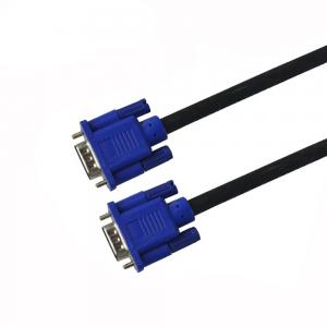 China 6.0mm Computer VGA Monitor Cables Hdmi To Vga Cable Braid Shielding on sale