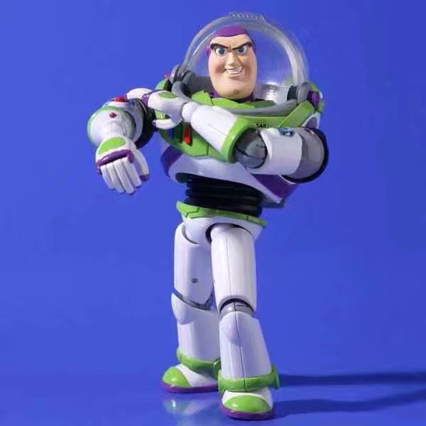 Boys 4-6 Toy Story Buzz Light year Action Figure White/Mult 15CM Original Package Yes