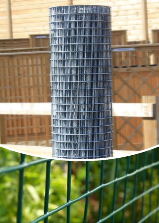 50X50 Galvanized Welded Wire Mesh Rolls 6 Foot Wire Fence Roll Abrasion Proof