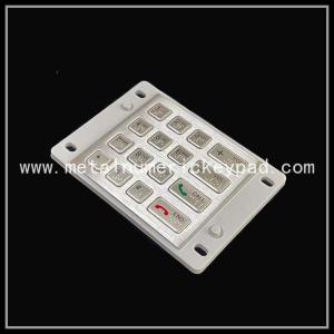 China 16 Keys Metal Numeric Keypad Stainless For Telecommunication Equipment wholesale