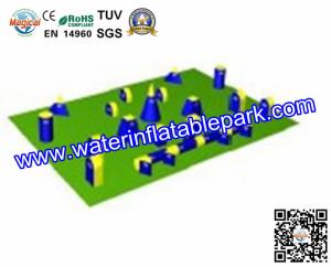 China Popular Millenium Inflatable Paintball Bunkers Arena For 7 Men wholesale