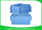 Warehouse Plastic Attached Lid Containers Transport Packaging Environmental