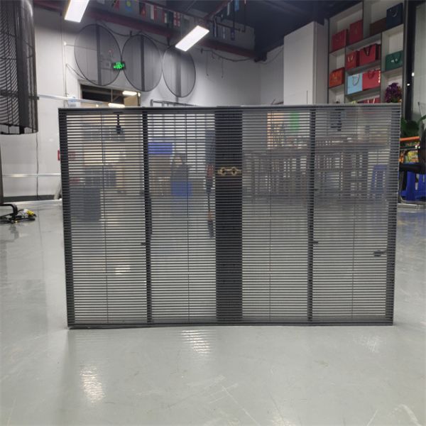 Transparency 1000*1000mm Outdoor Grille Screen Rental Led Transparent Screen Price P3.91 Pantalla Led Transparente