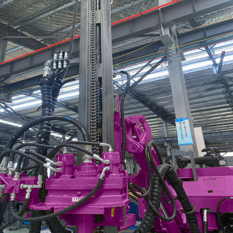 35m Depth DTH Drilling Machine Hydraulic Rotary Borehole Mining DTH Drilling Rig