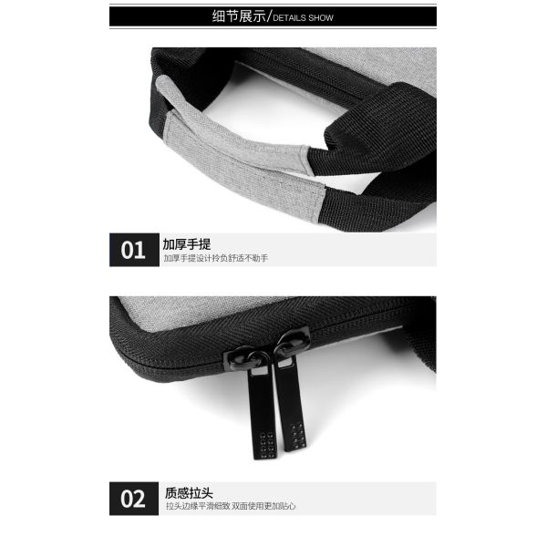 LAPTOP BAG 14/15.6-INCH HANDBAG THICKENED SHOCK-PROOF, WATER-PROOF AND SCRATCH-PROOF COMPUTER BAG