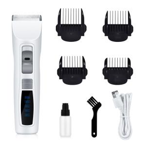 China High Precision Electric Pet Clippers , Pet Fur Clippers Ergonomic Comfortable Handle wholesale