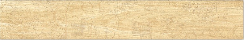 20*120cm Wood Look Ceramic Tile , durable Glazed Porcelain Floor Tile