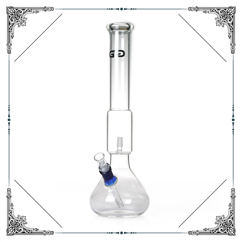 Grace 17.5'' Tall Glass Smoking Pipes With Ice Catcher Beaker Bottom Bongs