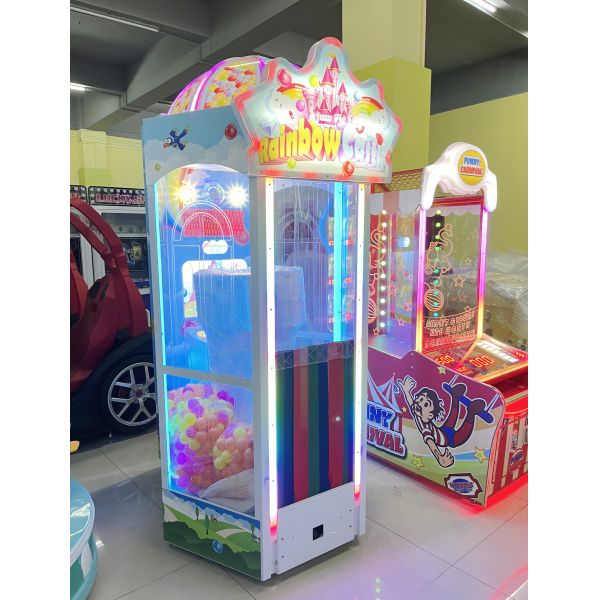 Rainbow Family Fun Game Machine Ball Drop Kids Game Machine