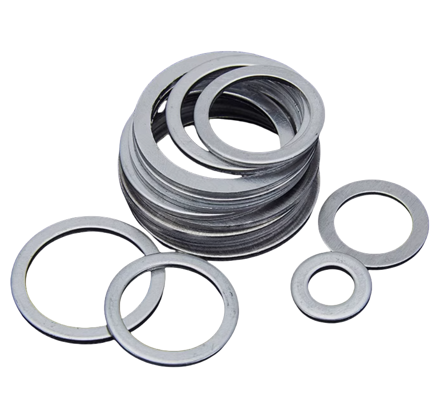 Steel Wedge Style Black Finish Aluminum Sealing Washer for M3M4M5M6M8M10M12M14M16M18M20M22M24M27m30 High Temperature Resistance