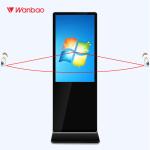 55 Inch Touch Free Standing Touch Screen Kiosk For Shopping Mall