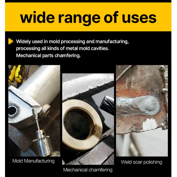 Carbide Rotary Files For Mold Finishing And Precision Metal Work