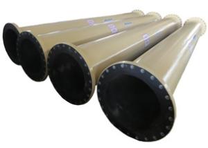 China Dn600 Slurry Uhmwpe Mining Rubber Lined Steel Pipe wholesale