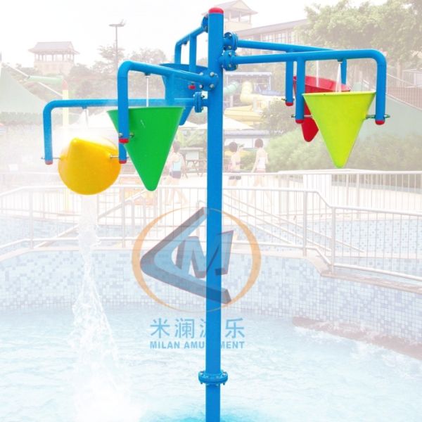 Kids Water Splash Pad Circular Rings SUS304 Material For Family Play Pool
