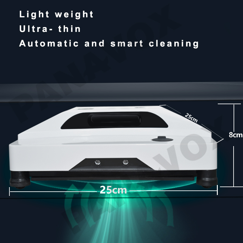 High Suction App Controlled Window Glass Cleaner Robot With 500mAh Battery Capacity