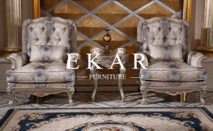 China Leisure Arm Royal Italian Style Living Room Chair With Armrest wholesale