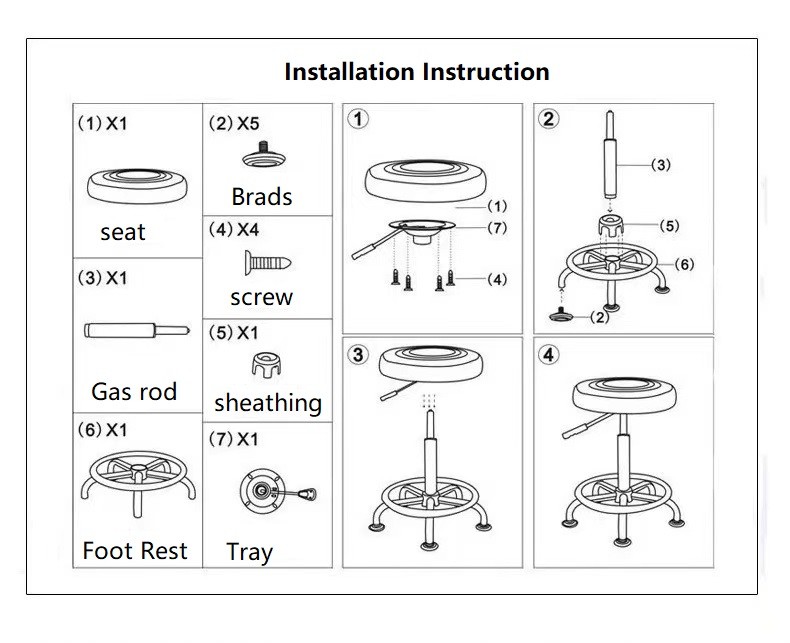 440*410mm ESD Saddle Swivel Chair Injection Molded Backrest Esd Stool Chair