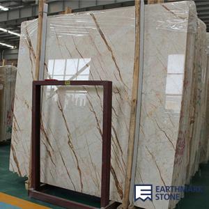 China Crema Eva Beige Marble Slab wholesale