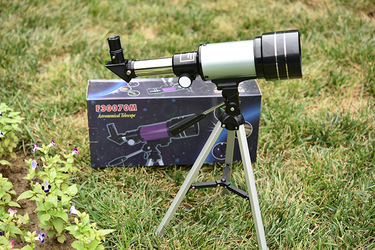 F30070 Monocular Space Astronomical Scope with Oblique Mirror and Aluminum Tripods