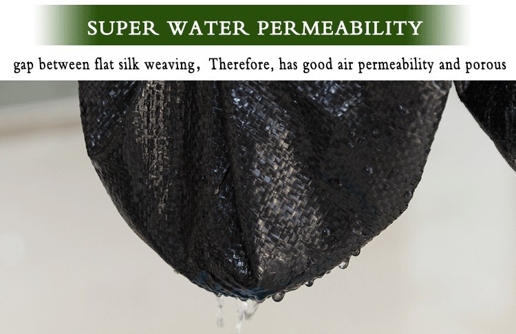 PP Woven 4mm Plastic Landscape Fabric HDPE Anti Weed Gardening Mat