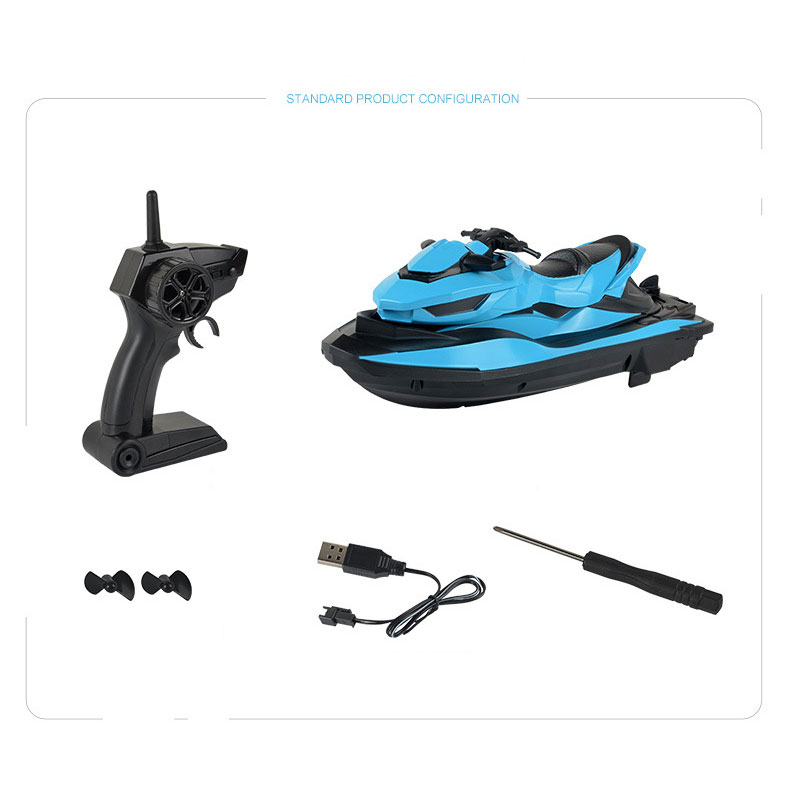 Water Sports Electric Motorboat Children'S Toy with 2.4g Control Channels Speed Boat