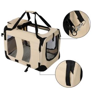 China Luxury Foldable Songmics Pet Carrier Relaxation Airline Approved Adjustable wholesale