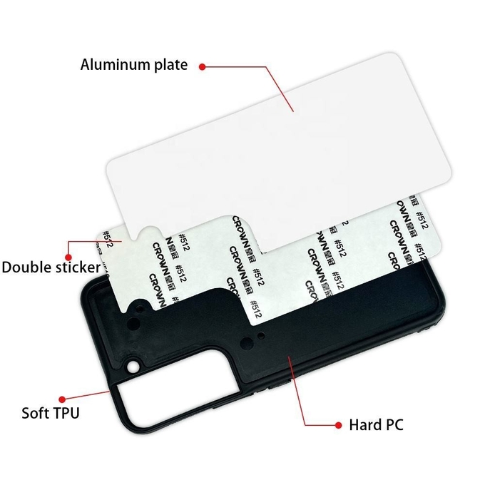 Stylish 2D Rubber Sublimation Phone Case For Samsung S22 S23 S24 S25 Plus Ultra
