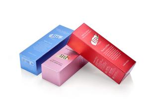 China OEM Hot Foil Cosmetic Packaging Boxes Tuck Top Kraft Paper Printing wholesale