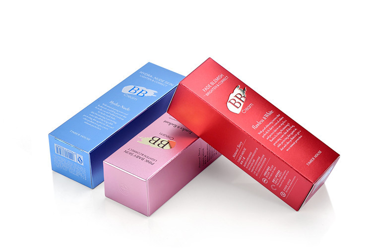 Babycare Cosmetic Packaging Boxes Gloss Lamination Tuck Top Gift Box