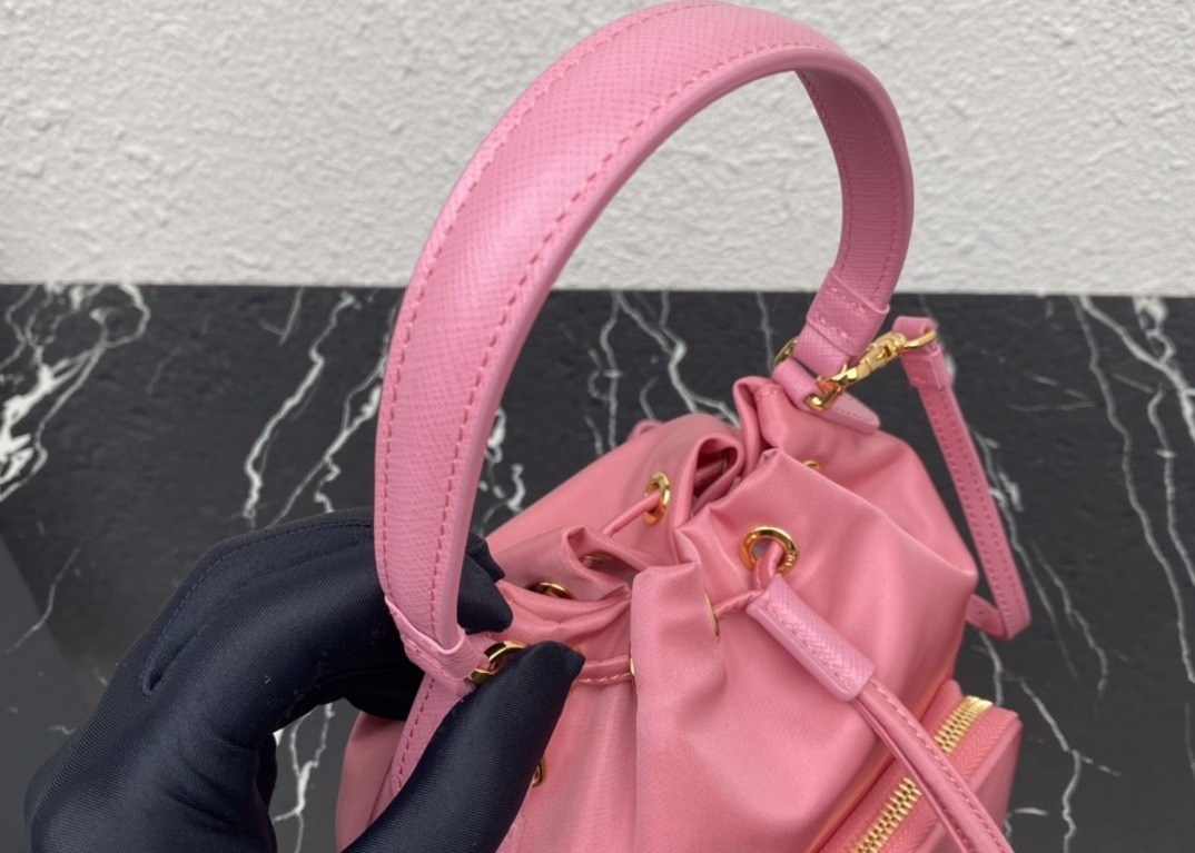 Bucket Nylon Cross Body 23cm Luxury Canvas Bag Big Capicity
