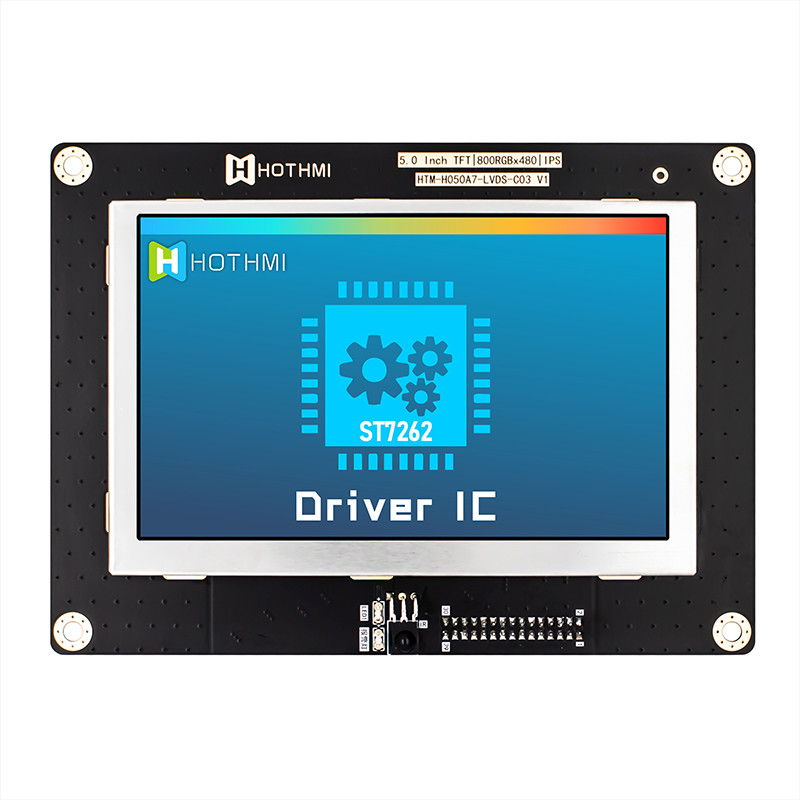 5.0 Inch IPS 800x480 Wide Temperature TFT LCD Module Display Panel LVDS