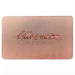 Rose Gold Engraved Custom Metal NFC Business Cards Contactless Waterproof