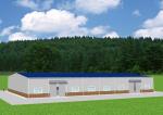 Waterproof Steel Structure Workshop Fabricated Steel Portal Frame Warehouse GB