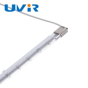 China Semi Plated White Coating Quartz Infrared Lamp 235V 1000W SK17 wholesale