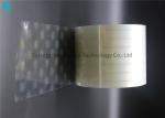Corona Treated Heat Sealable BOPP Film Roll , Metalized Polyester Film