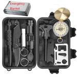 Professional 10 in 1 Emergency Outdoor Survival Tools for Outdoor Traveling,