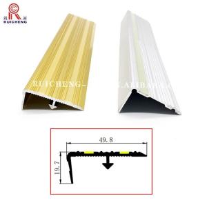 China Photoluminescent Aluminum Step Edge Trim 3mm Thickness Anti Slip wholesale