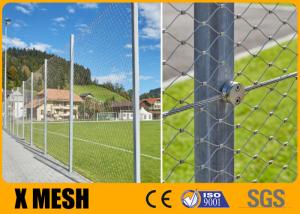 China Diamond Shape Firm Stable 2mm Wire Rope Netting Rust Resistance wholesale