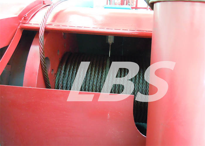 Hot Spray Zinc 8mm Cable Winch Drum With Lebus Grooves For Construction