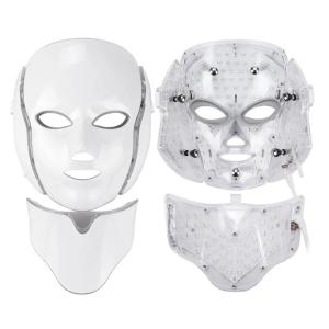 China 7 Colors LED Mask Phototherapy Light Facial And Neck Skin Beauty Therapy wholesale