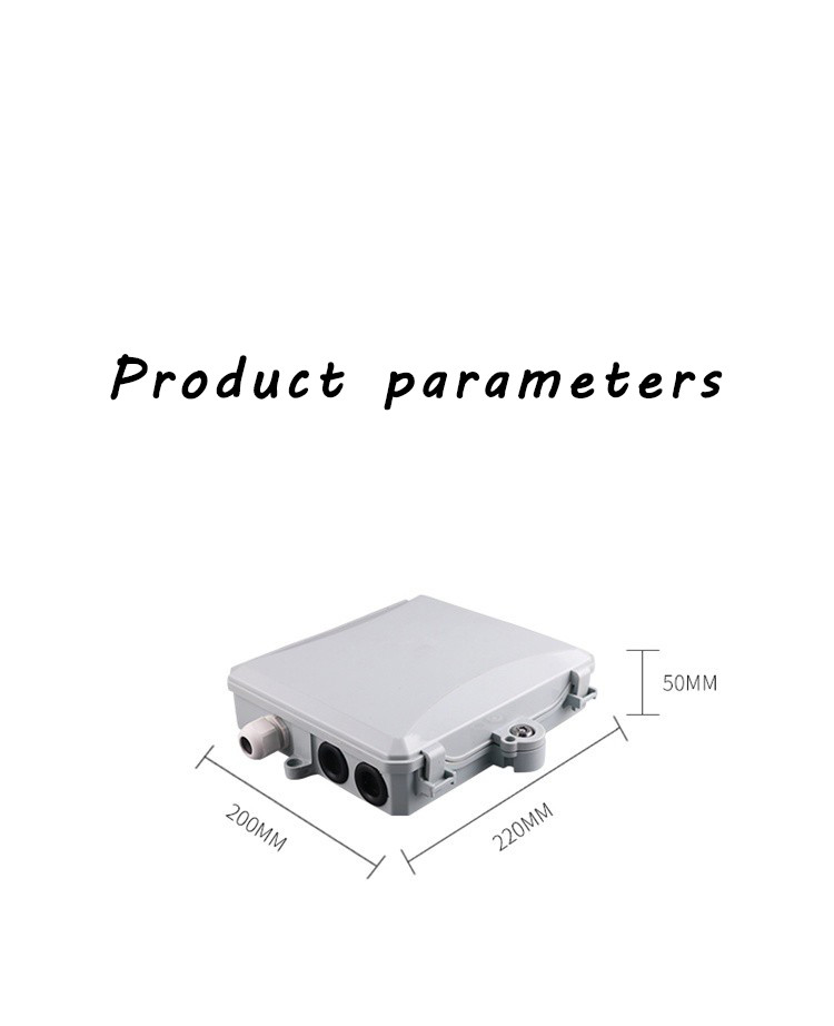 ABS PC FTTH Fiber Optic Box , PON OTB 8 port Optical Fiber Distribution Box