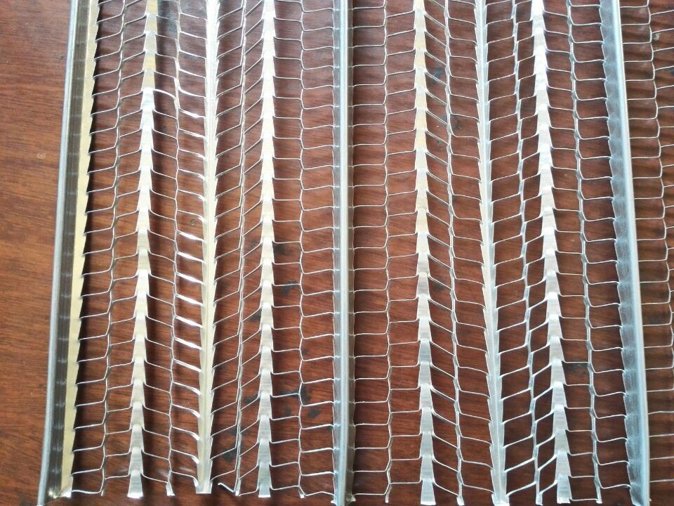 Width 0.6m Metal Rib Lath , Rib Height 8mm Galvanized Expanded Metal Lath