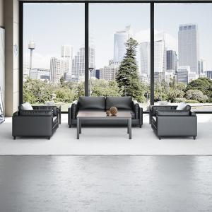 China Stainless Steel Legs Modern Commercial Sofa wholesale