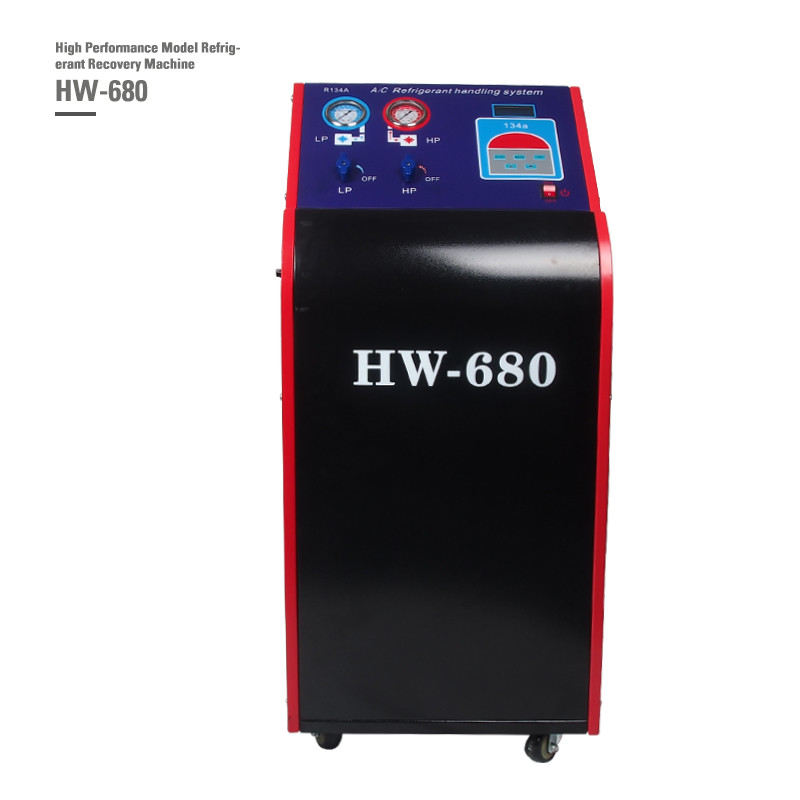 HW-680 AC Recovery Recharge Machine 60Hz Portable Recycling Machine