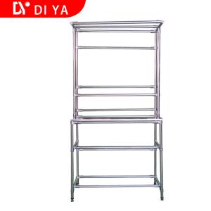 China Stainless Steel Tube Workbench Industrial Lean Tube Worktable wholesale