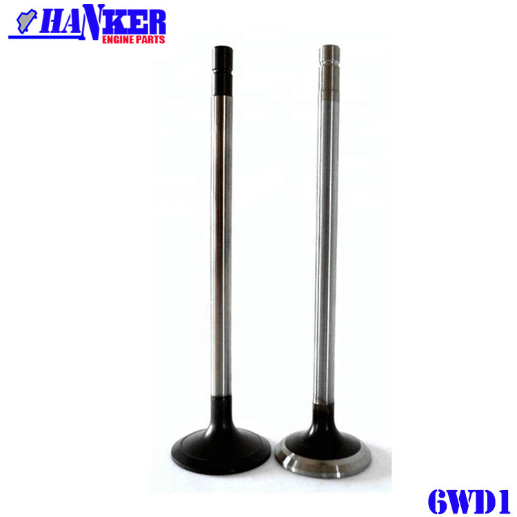 Corrosion Resistant Engine Intake Valve For Isuzu 6WD1 Metal Exhaust