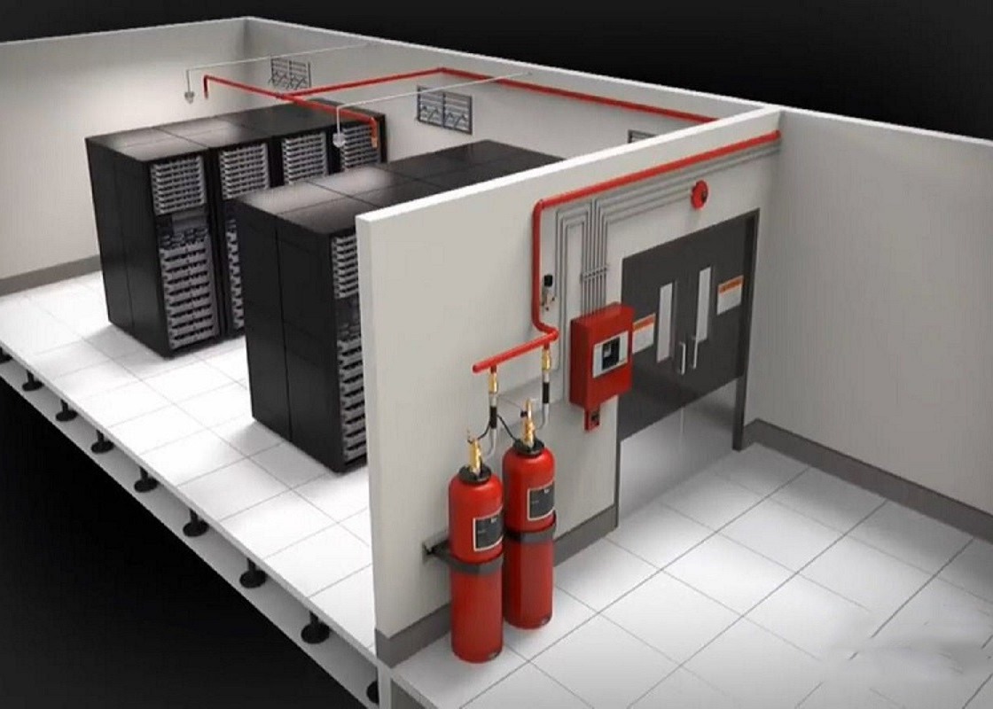 100kg HFC-227EA Chemical Automatic Fire Extinguisher System
