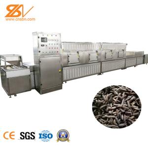 China 304 Stainless Steel Industrial Continuous Microwave Oven For Fly Larvae wholesale